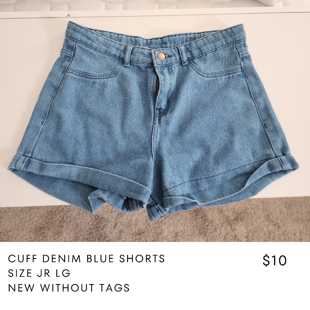 Blue denim Junior shorts